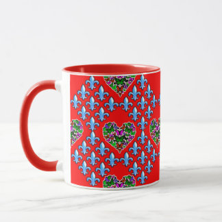 Colourful 3D Digital Art Combo Mug