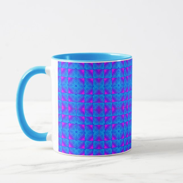 Colourful 3D Digital Art Combo Mug (Left)