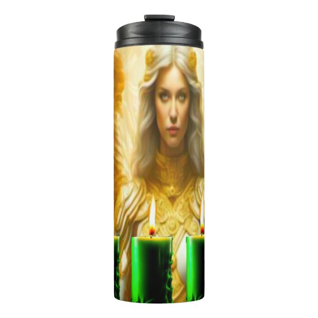 Colourful 3D Digital Art Thermal Tumbler – Perfect (Front)