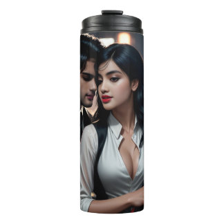 Colourful 3D Digital Art Thermal Tumbler – Perfect