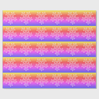 Colourful 3D Digital Design Matte Wrapping Paper –