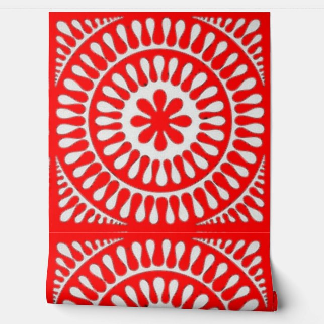 Colourful 3D Digital Peel and Stick Wallpaper – Te (Unrolling)