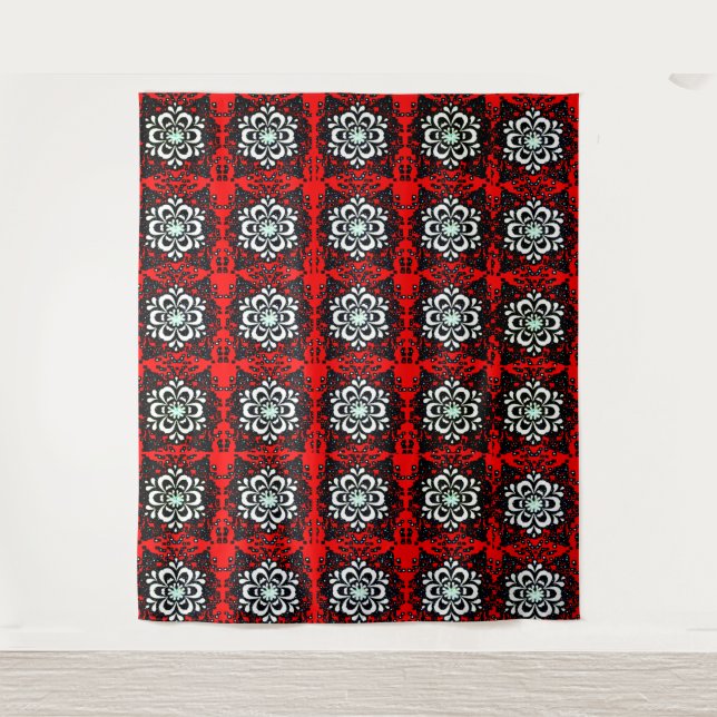 Colourful 3D Digital Tapestry – Extra-Large 88"x10 (Front)