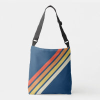 Colourful 70s 80s Retro Striped Stripes