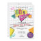 Colourful 80's Party Invitation
