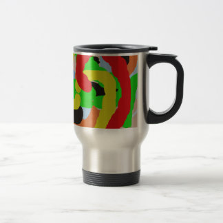 colourful 8886 abstract art travel mug