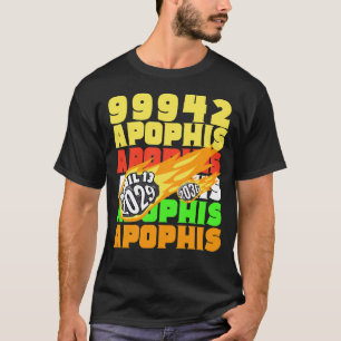 Colourful 99942 APOPHIS Asteroid 2029 2036 T-Shirt