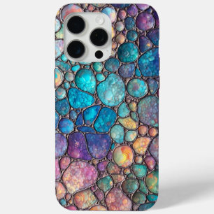 Colourful Abalone Bubbles iPhone 15 Pro Max Case