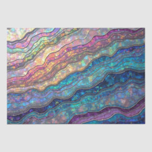 Colourful Abalone Ripples Tissue Paper