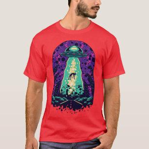 Colourful  Abduction Beam Up T-Shirt