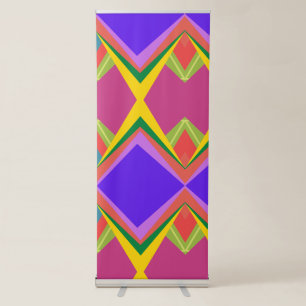 Colourful Absract art Retractable Banner
