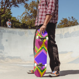 Colourful Absract art Skateboard
