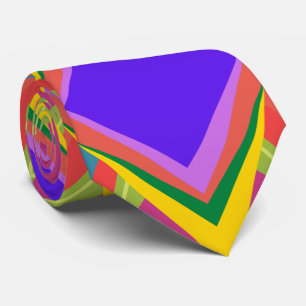 Colourful Absract art Tie
