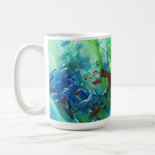 Colourful Abstract Acrylic Art Coffee Mug