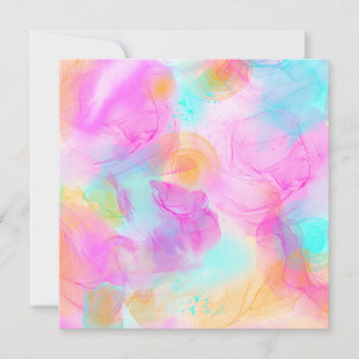 Colourful abstract alcohol ink fluid art pattern