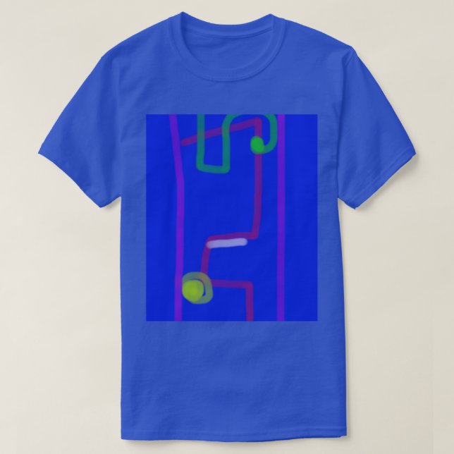 Colourful Abstract Art 3 T-Shirt (Design Front)