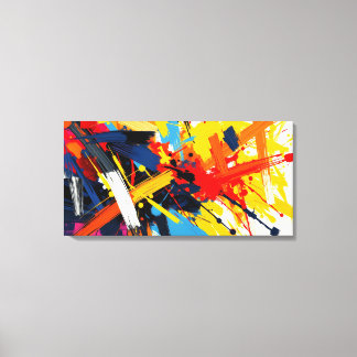 Colourful Abstract Art -  Canvas Print