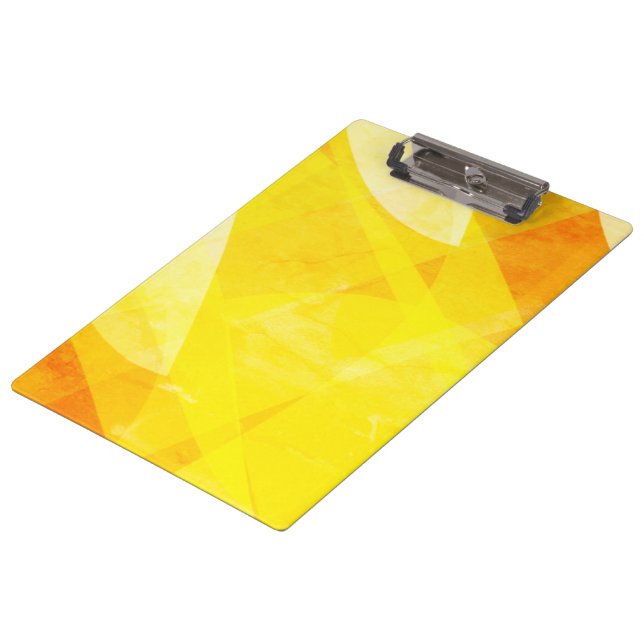 Colourful Abstract Art, Colourful Shapes Clipboard (Angled)