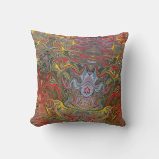 Colourful Abstract Art Cushion