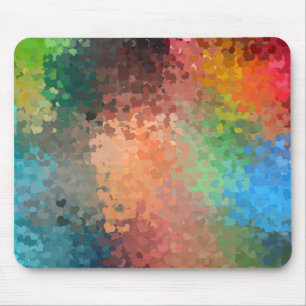 Colourful Abstract Art Elegant Trendy Template Mouse Mat