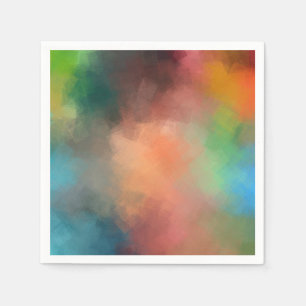 Colourful Abstract Art Modern Elegant Template Napkin