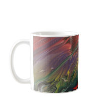 Colourful abstract art mug