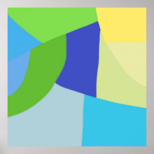 colourful abstract art poster