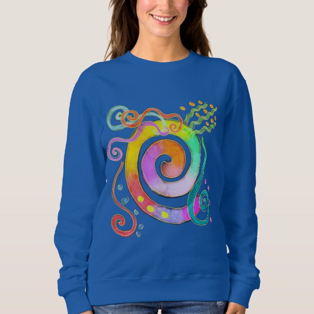 Colourful Abstract Art to Wear Sweatshirt (Front)