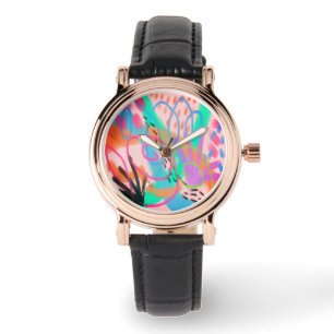 Colourful Abstract Art to Wear Watch