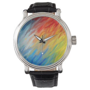 Colourful Abstract Art Watch