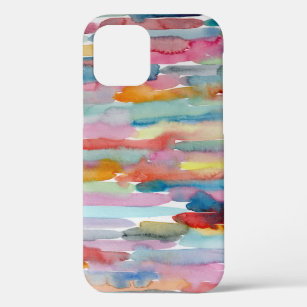 Colourful Abstract Art Watercolor Brush Strokes Case-Mate iPhone Case