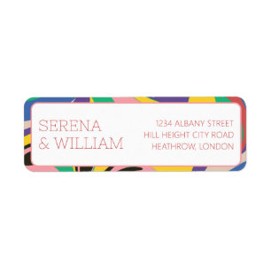 Colourful Abstract Artistic Wedding