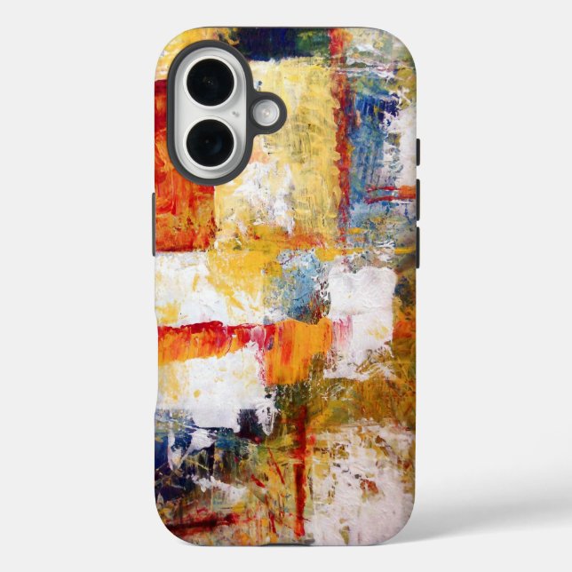 Colourful Abstract Artwork Case-Mate iPhone Case (Back)