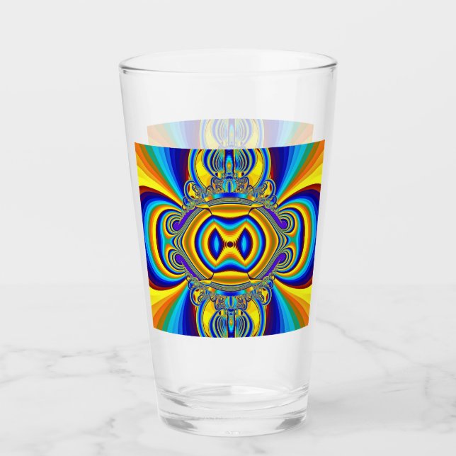 Colourful Abstract Background-14334 Glass (Front)