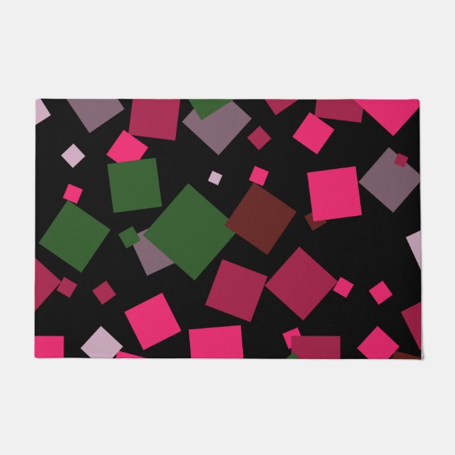Colourful abstract background doormat (Front)