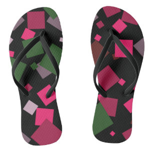 Colourful abstract background flip flops