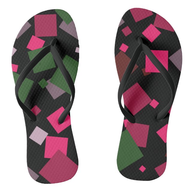 Colourful abstract background flip flops (Footbed)