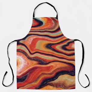 Colourful abstract background is made in the techn apron