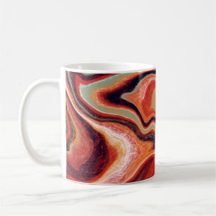 Colourful abstract background is made in the techn coffee mug
