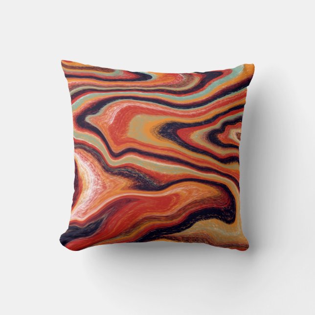 Colourful abstract background is made in the techn cushion (Front)