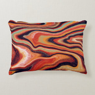 Colourful abstract background is made in the techn decorative cushion