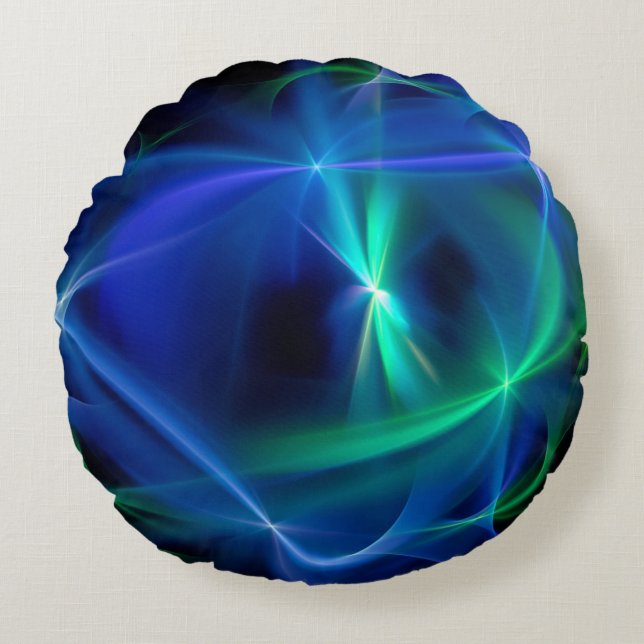 colourful abstract backgroundabstract,art,artistic round cushion (Front)