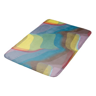 Colourful Abstract Bath Mat