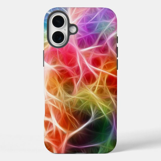 Colourful Abstract Bokeh lighting Electricity Case-Mate iPhone Case (Back)