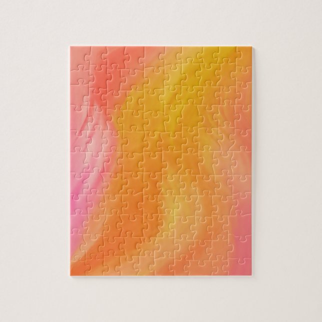 Colourful Abstract Brush Strokes Gradient Ombre Jigsaw Puzzle (Vertical)