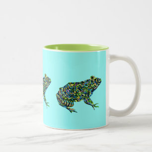 Colourful Abstract Bullfrog Mug