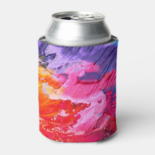 Colourful Abstract Can Cooler