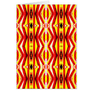 Colourful abstract card