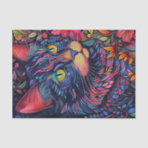 Colourful Abstract Cat