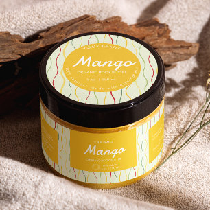 Colourful Abstract Circle Cosmetic Jar Lid Label